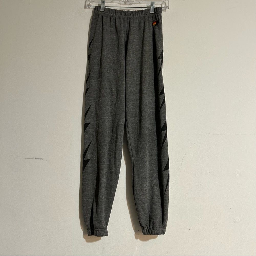 Aviator Nation Bolt 4 Sweatpants Grey Size Small